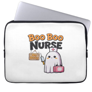 Boo Boo Nurse on Duty Classic T - Shirt Laptopschutzhülle