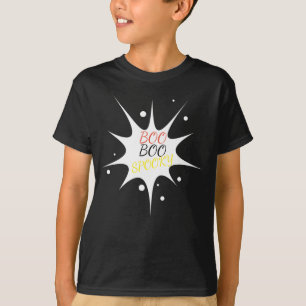 Boo Boo Spooky Boys T - Shirt Black