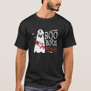 Boo Boos Vorsicht Gruseliger Doktor Techs Geisterk T-Shirt