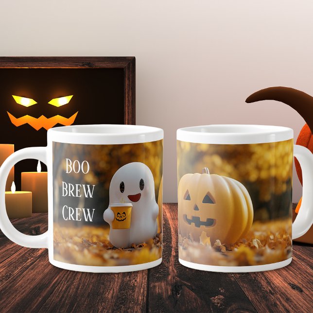Boo Brew Crew Jumbo-Tasse (Von Creator hochgeladen)