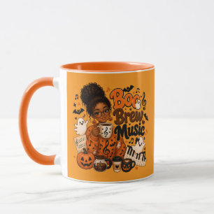Boo Brew Music Two-Tone Halloween-Tasse Tasse
