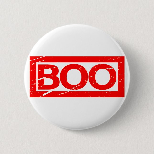 Boo-Briefmarke Button (Vorderseite)