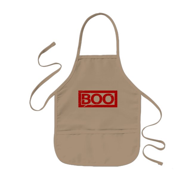 Boo-Briefmarke Kinderschürze (Vorne)