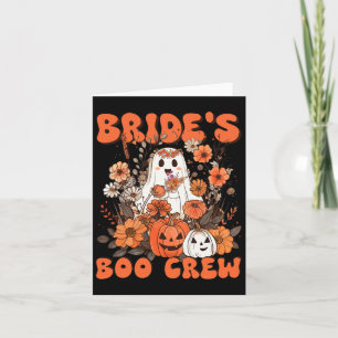 Boo Crew Bloral Ghost Chelorette Wedding H Karte