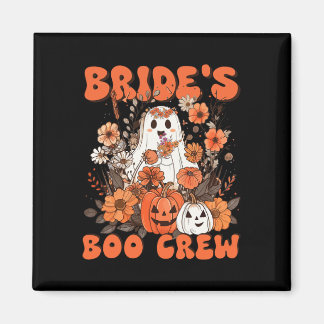 Boo Crew Bloral Ghost Chelorette Wedding H Magnet