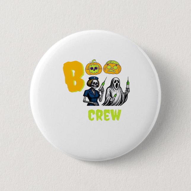 Boo Crew Classic T - Shirt Button (Vorderseite)