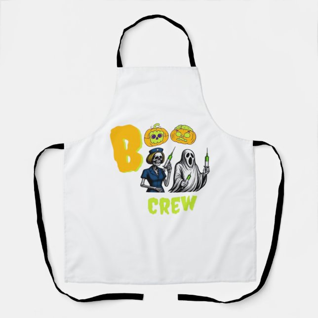Boo Crew Classic T - Shirt Schürze (Vorderseite)