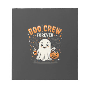 Boo Crew Forever Halloween-Geisterdesign_1 Notizblock