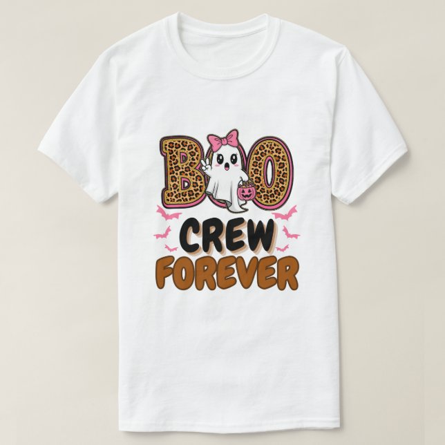 Boo Crew Forever - Matching Halloween Group T-Shirt (Design vorne)
