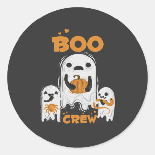 Boo Crew Geist Halloween Aufkleber