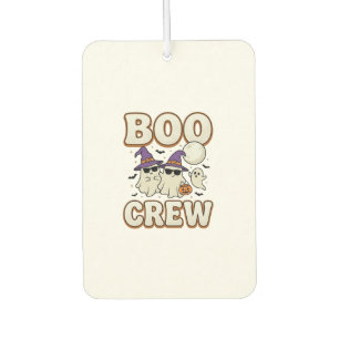 Boo Crew Geist Halloween Vintage Vektor Design_1 Autolufterfrischer