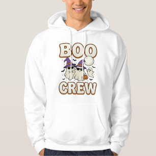 Boo Crew Geist Halloween Vintage Vektor Design_1 Hoodie