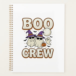 Boo Crew Geist Halloween Vintage Vektor Design_1 Planer