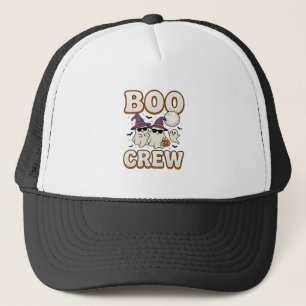 Boo Crew Geist Halloween Vintage Vektor Design_1 Truckerkappe