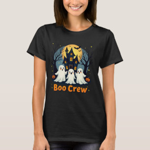 Boo Crew Ghost Kids Halloween T-Shirt