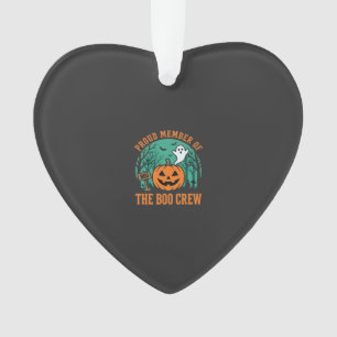 Boo Crew Halloween-Geist-Kürbis-Design_1 Ornament