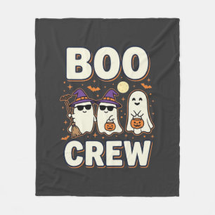 Boo Crew Halloween-Geister Vektor-Design_1 Fleecedecke