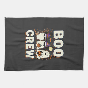Boo Crew Halloween-Geister Vektor-Design_1 Geschirrtuch
