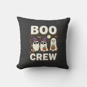 Boo Crew Halloween-Geister Vektor-Design_1 Kissen