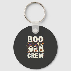 Boo Crew Halloween-Geister Vektor-Design_1 Schlüsselanhänger