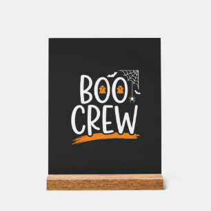 Boo Crew Halloween-Geisterdesign_1 Acrylschild
