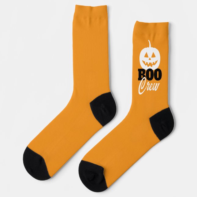 BOO CREW Halloween unisex socks Socken (Linkes Detail)