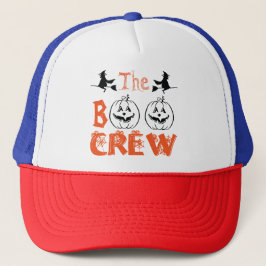 Boo Crew Hexches Pumpkins Truckerkappe