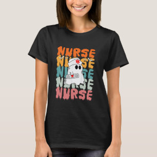 Boo Crew Krankenschwester Lustiger Geist Frauen Ha T-Shirt