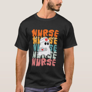 Boo Crew Krankenschwester Lustiger Geist Frauen Ha T-Shirt