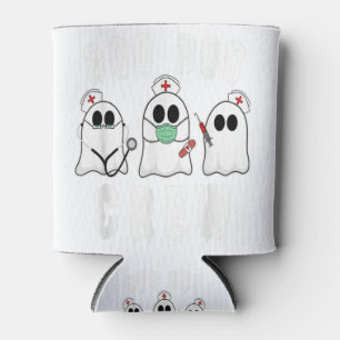 Boo Crew Lustiger Krankenschwester Halloween-Geist Dosenkühler