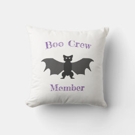 Boo Crew Member Bat Throw Kissen