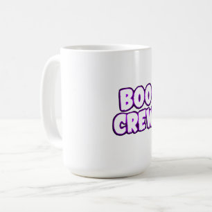 Boo Crew Neon Purple Kontur Halloween Party T-Shi Kaffeetasse