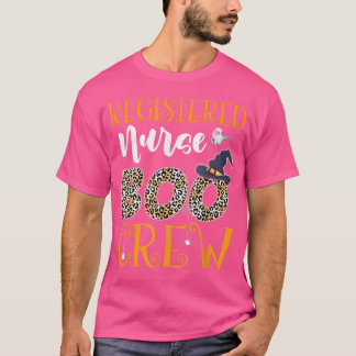 Boo Crew Nurse Beängstigend Halloween Boo Ghos T-Shirt