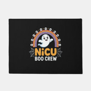 Boo Crew Nurse Halloween für Krankenschwestern Gho Fußmatte
