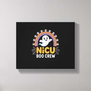 Boo Crew Nurse Halloween für Krankenschwestern Gho Leinwanddruck