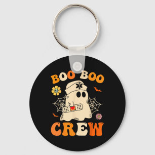 Boo Crew Nurse Shirt Funny Ghost Retro Hallowe Schlüsselanhänger