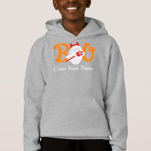 Boo Crew Orange Halloween Familienmatte Hoodie