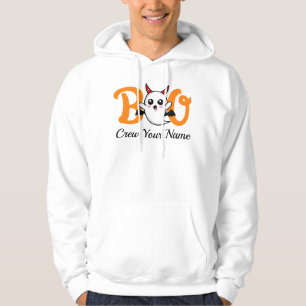 Boo-Crew Orange Halloween Familienpassung Hoodie