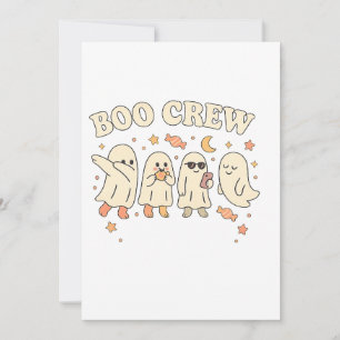 Boo-Crew Süße Geister Halloween-Party 2026 Einladung