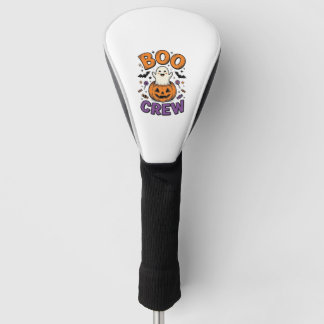 Boo Crew Süße Geister-Kürbis Halloween-Shirt-Desig Golf Headcover