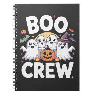 Boo Crew Süßer Gruseliger Halloween Notizblock