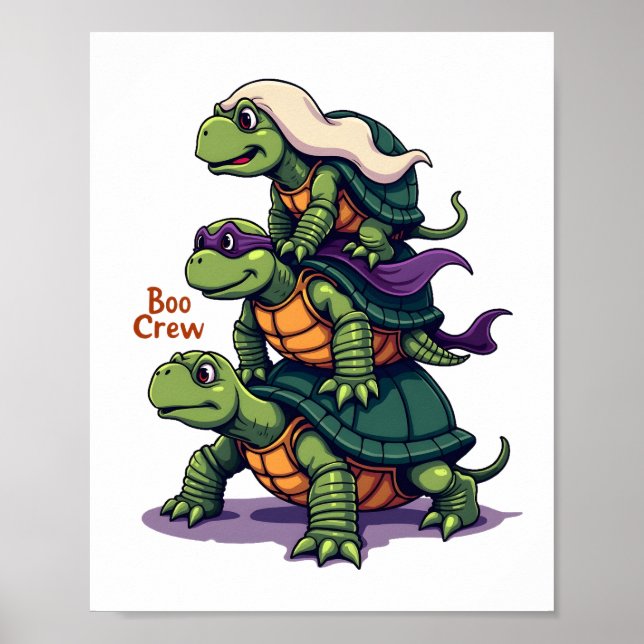 Boo Crew Turtle Poster (Vorne)