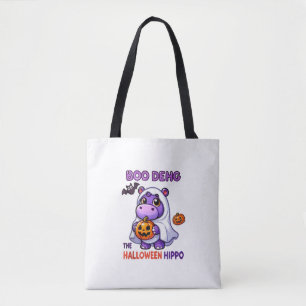 Boo Deng Das Halloween Hippo Niedlich Bouncy Pig C Tasche