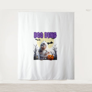 Boo Deng Moo Deng Niedlich Baby Pygmy Hippo Hallow Wandteppich