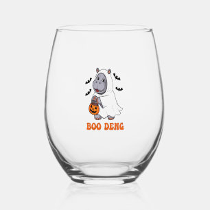 Boo Deng T - Shirt Weinglas Ohne Stiel