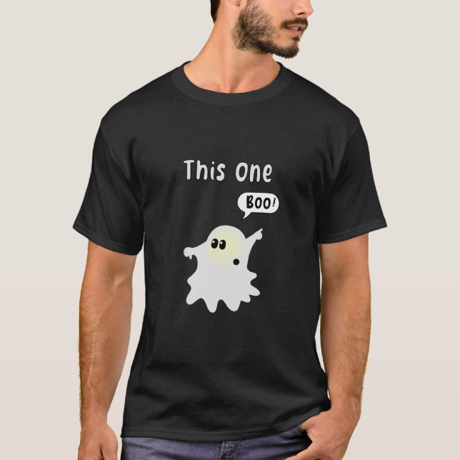 Boo der Missbilligung Funny Boo Halloween T-Shirt (Vorderseite)
