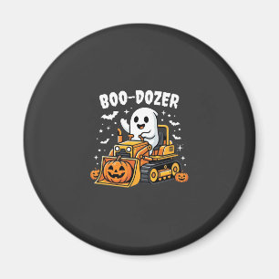 Boo Dozer Halloween Geist Bulldozer_1 Magnet