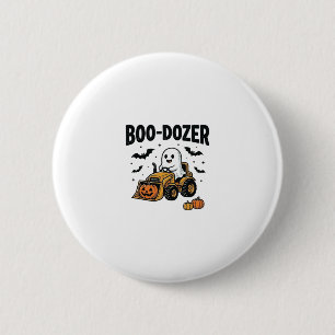Boo-Dozer Halloween-Geist-Bulldozer-Design_1 Button