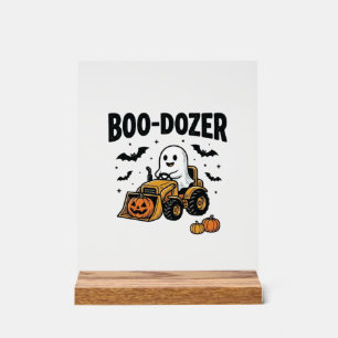 Boo-Dozer Halloween-Geister-Bulldozer-Design_1 Acrylschild