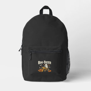 Boo-Dozer Halloween-Geister-Bulldozer-Design_1 Bedruckter Rucksack